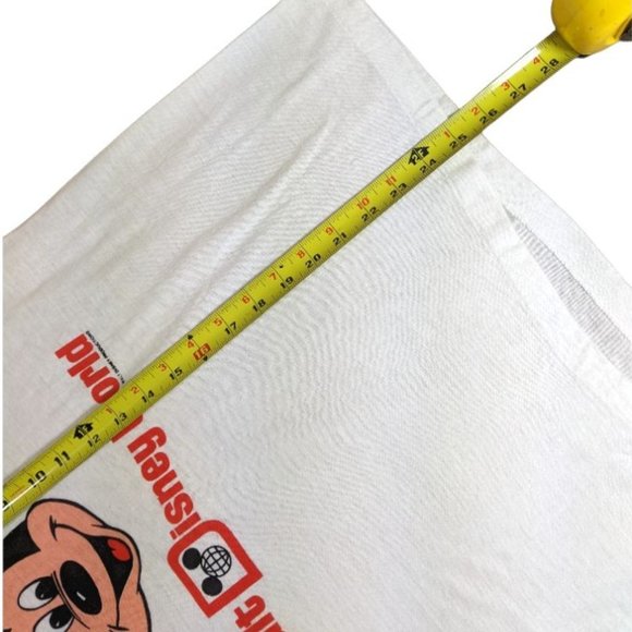 Vintage VTG Tropix Togs Character White Tee Mickey Mouse - Large - Picture 13 of 13